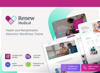 Renew Medical – Physiotherapy & Rehabilitation Clinic Medical WordPress Theme