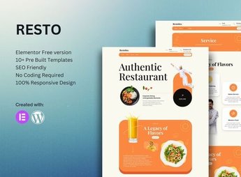 Restolux – Restaurant Elementor Template Kit