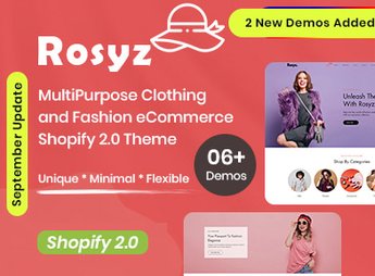 Rosyz – MultiPurpose Clothing & Fashion eCommerce Shopify 2.0 Theme