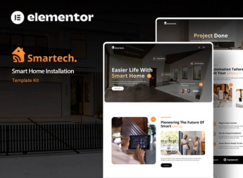 Smartech – Smart Home Installation Elementor Template Kit