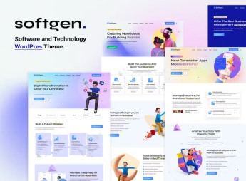 Softgen – Software & Technology WordPress Theme