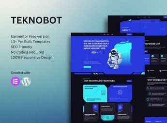 Teknobot – AI & Robotics Elementor Template Kit