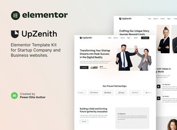 UpZenith – Startup Company & Business Elementor Template Kit
