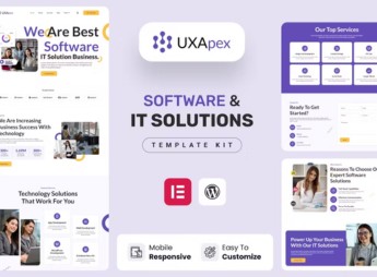 UXApex – IT Solutions & Services Company Elementor Template Kit