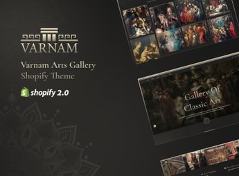 Varnam – Art eCommerce & Arts Store Shopify Theme