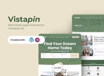 Vistapin – Real Estate Agents Elementor Template Kit