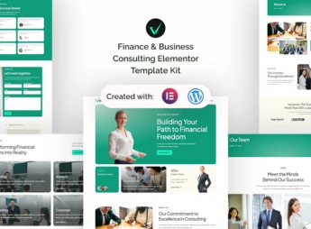 Vynance – Finance & Business Consulting Elementor Template Kit