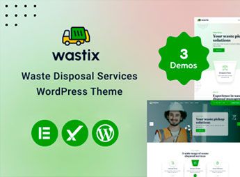 Wastix – Waste Disposal Services WordPress Theme