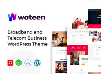 Woteen – Broadband & Telecom Business WordPress Theme