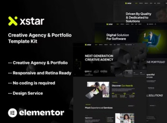 Xstar – Creative Agency & Portfolio Template Kit