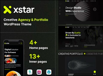 Xstar – Creative Agency & Portfolio WordPress Theme