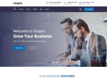 Xzopro – Finance & Business WordPress Theme