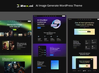 Zex – Ai Image Generate WordPress Theme