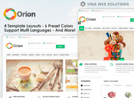 Orion – Businesses & e-Commerce Joomla Template
