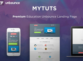 Mytuts – Education Unbounce Template