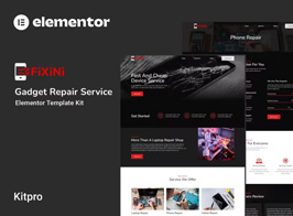 Fixini – Gadget Repair Service Elementor Template Kit