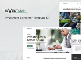 Investman – Invesment Consultant Elementor Template Kit