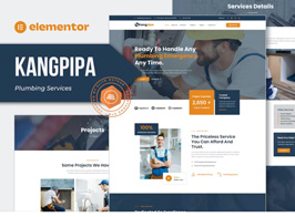 Kangpipa – Plumbing Services Elementor Template Kit