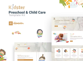 Kidster – Preschool & Childcare Elementor Template Kit