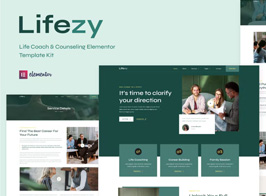 Lifezy – Life Coach & Counseling Elementor Template Kit