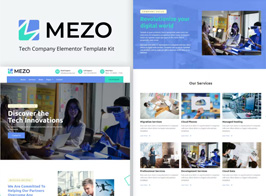 Mezo – Tech Company Elementor Template Kit