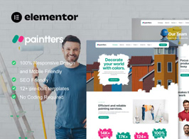 Paintters – Painting Service Elementor Template Kit