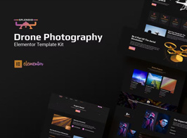 Splendid – Drone Photography Elementor Template Kit