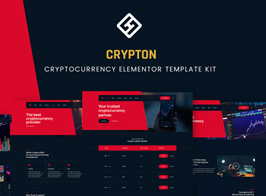 Crypton – Cryptocurrency Elementor Template Kit