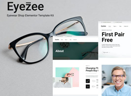 Eyezee – Eyewear Shop Elementor Template Kit