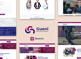 Gueni – Business Solution Elementor Template Kit