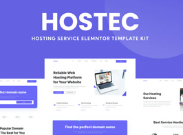 Hostec – Hosting Service Website Template