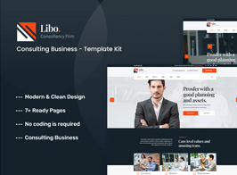 Libo – Consulting Business Elementor Template Kit