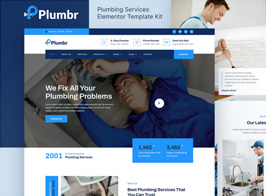 Plumbr – Plumbing Services Elementor Template Kit