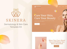 Skinera – Dermatology and Skincare Elementor Template Kit