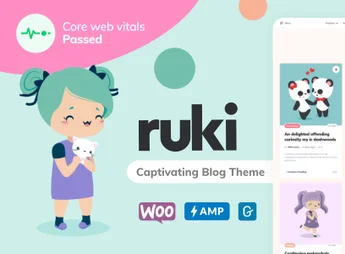 Ruki – A Captivating Personal Blog Theme