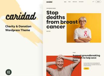 Caridad – Charity WordPress
