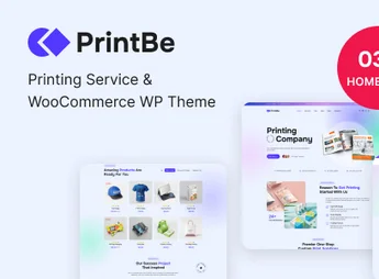 PrintBe – Printing Service & WooCommerce WP Theme