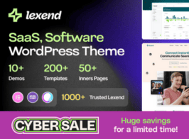 Lexend – Software, SaaS & Startup WordPress Theme