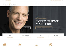 Lawyer & Attorney – WordPress
