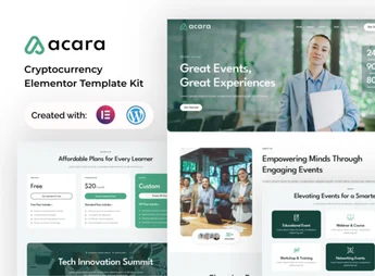 Acara – Event and Conference Elementor Template Kit