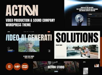 Action – Video Production & Sound Company WordPress Theme