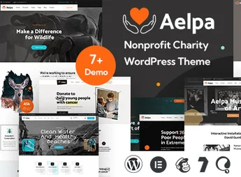 Aelpa – Nonprofit Charity WordPress Theme