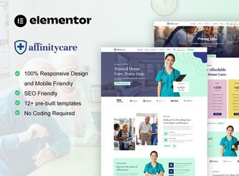 AffinityCare – Home Care & Private Nursing Services Elementor Template Kit