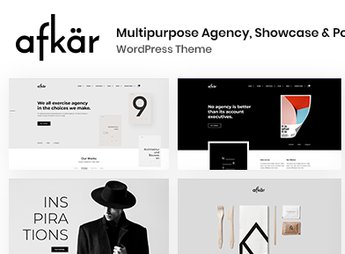 Afkar – Creative Portfolio WordPress Theme