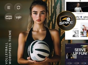Spike – Volleyball WordPress Theme