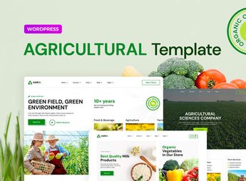 Agria – Agriculture Company Elementor Pro Template Kit