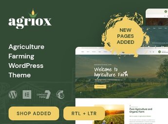 Agriox – Agriculture Farming WordPress Theme