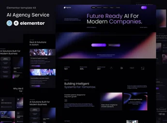 Agvice – AI Agency Service Elementor Template Kit
