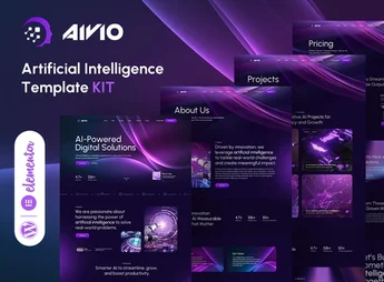 Aivio – Artificial Intelligence Elementor Template Kit