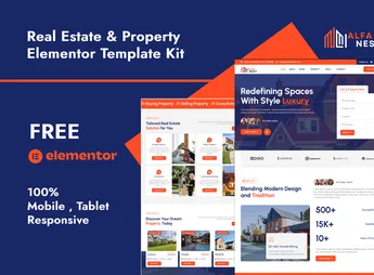 Alfanest – Real Estate & Property Elementor Template Kit
